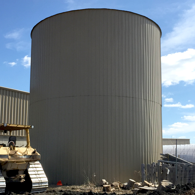 Bordine's Hot Water Storage Silo